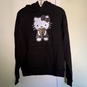 Hello Kitty Black Graphic Hoodie